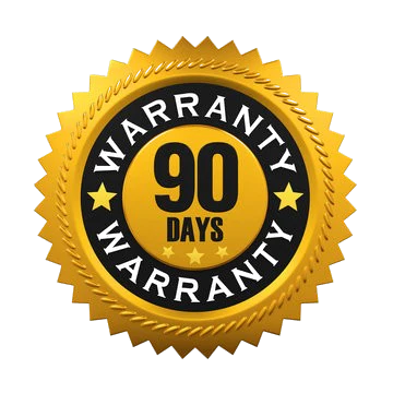90 days money back guarantee seal
